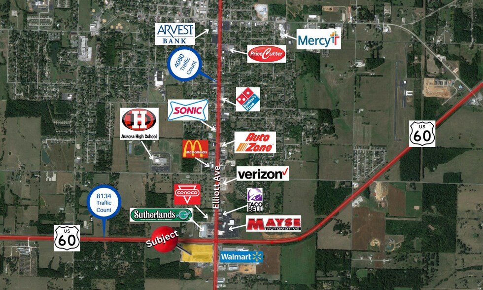 More Photos Of Route 39 @ 60, Aurora Land For Sale