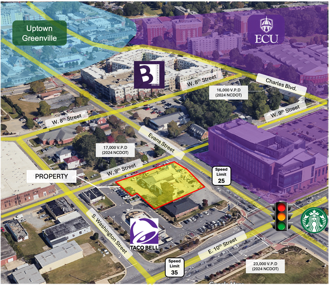 Primary Photo Of 103 W 9th St, Greenville General Retail For Sale