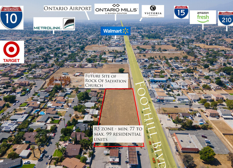 Primary Photo Of 18045 Foothill Blvd, Fontana Land For Sale