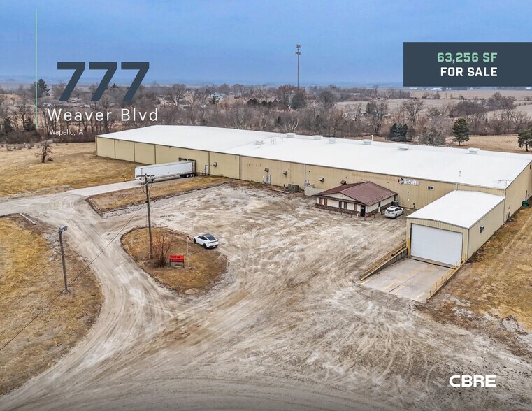 Primary Photo Of 777 Weaver Blvd, Wapello Industrial For Sale