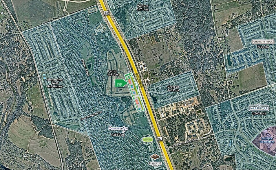 More Photos Of Southbound 183A Frontage, Leander Land For Sale