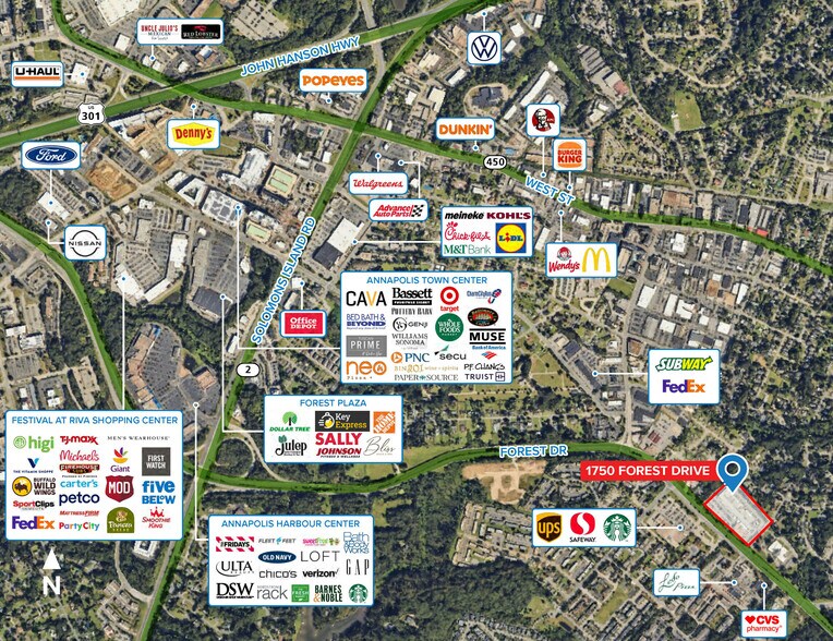 More Photos Of 1750 Forest Dr, Annapolis Medical For Lease