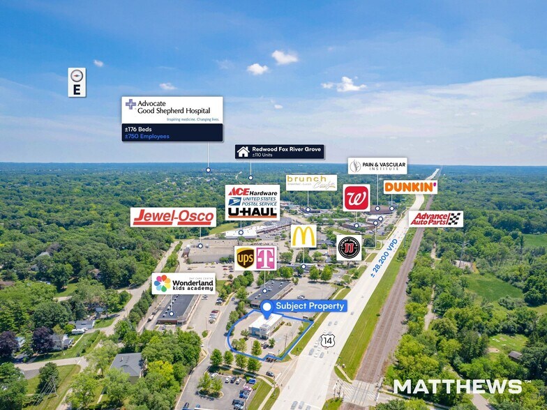 More Photos Of 712 Northwest Hwy, Fox River Grove Medical For Sale