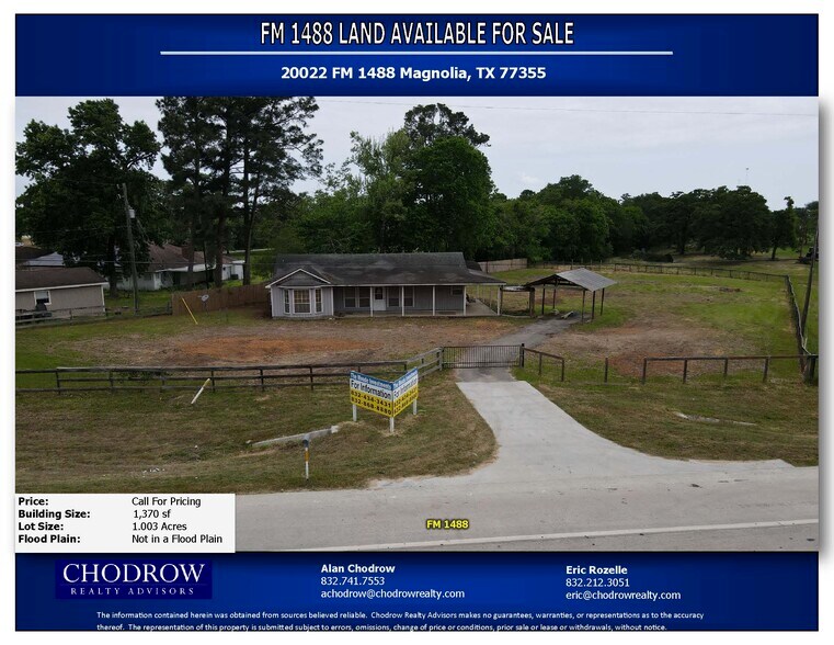Primary Photo Of 20022 FM 1488 Rd, Magnolia Land For Sale