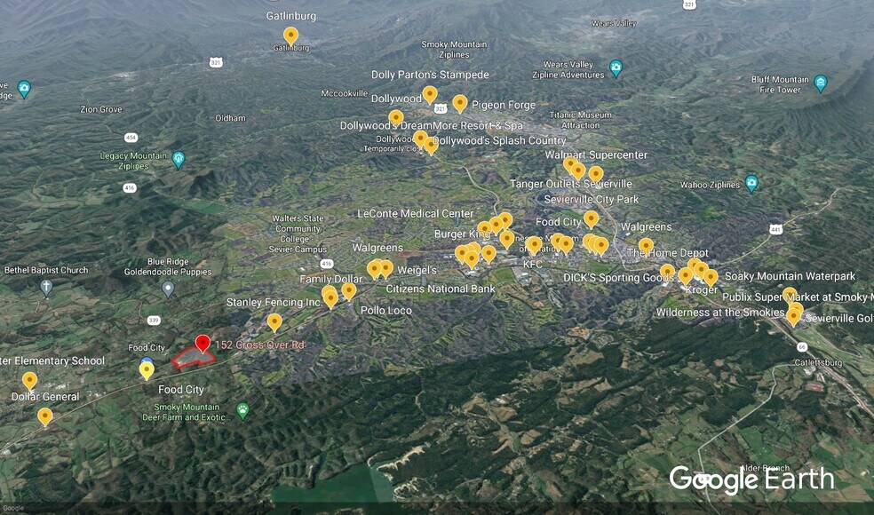 More Photos Of 158 Cross Over Rd, Sevierville Land For Sale