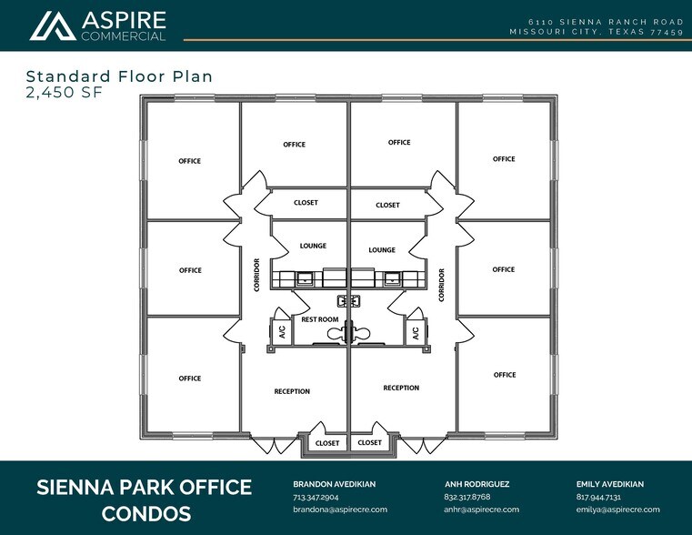 More Photos Of 6110 Sienna Ranch, Missouri City Medical For Sale