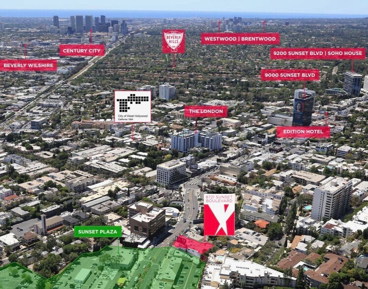 More Photos Of 8721 W Sunset Blvd, West Hollywood Loft Creative Space For Lease