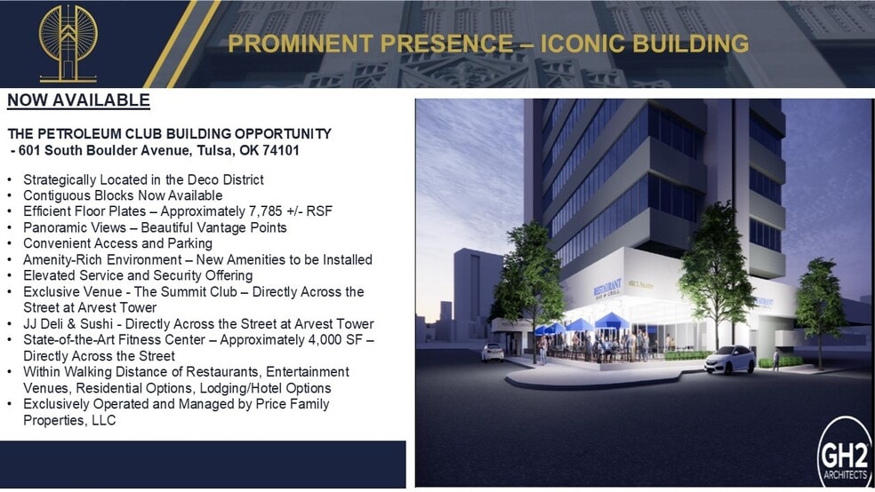 More Photos Of 601 S Boulder Ave, Tulsa Office For Lease