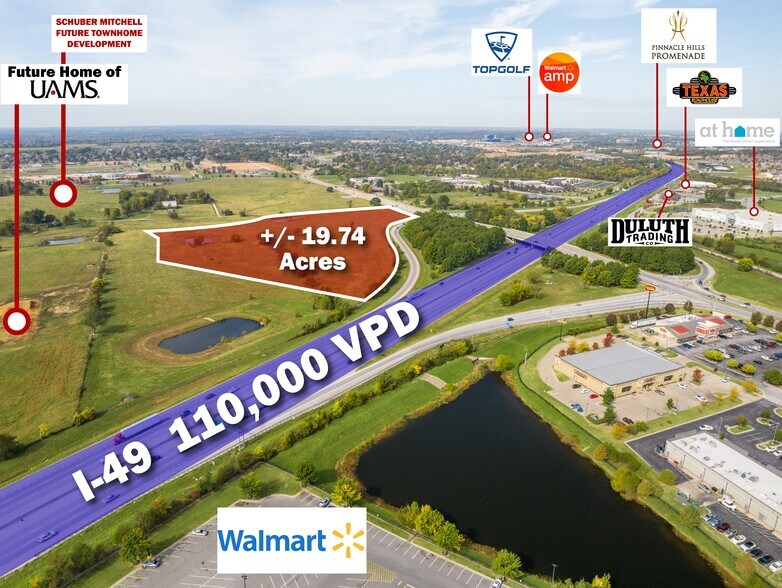 More Photos Of W Pleasant Grove Rd, Rogers Land For Sale