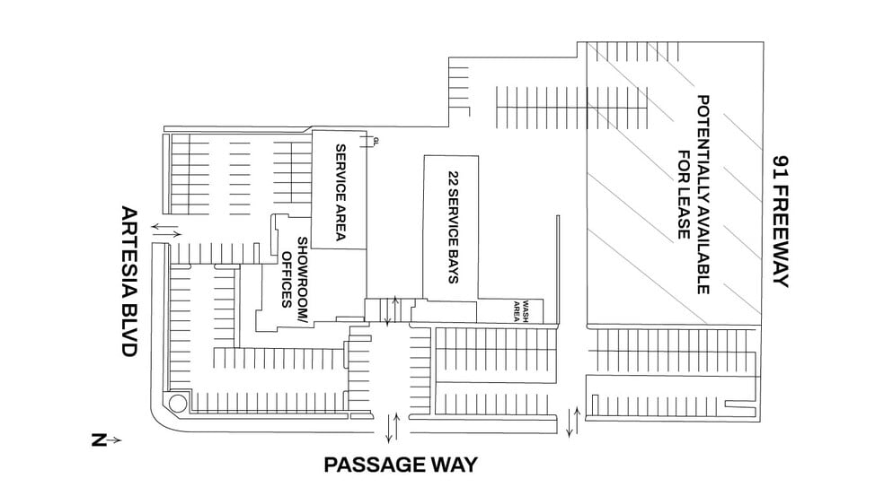 More Photos Of 8559 Artesia Blvd, Bellflower Auto Dealership For Sale