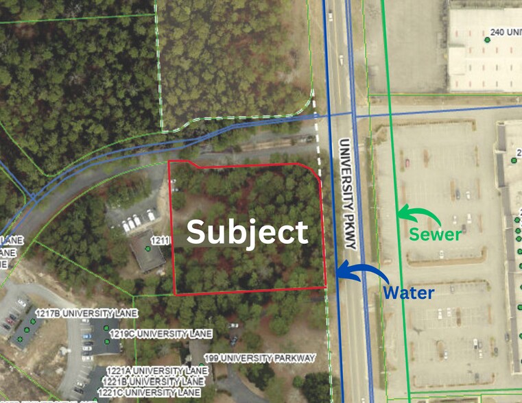 More Photos Of 225 University Pky, Aiken Land For Sale