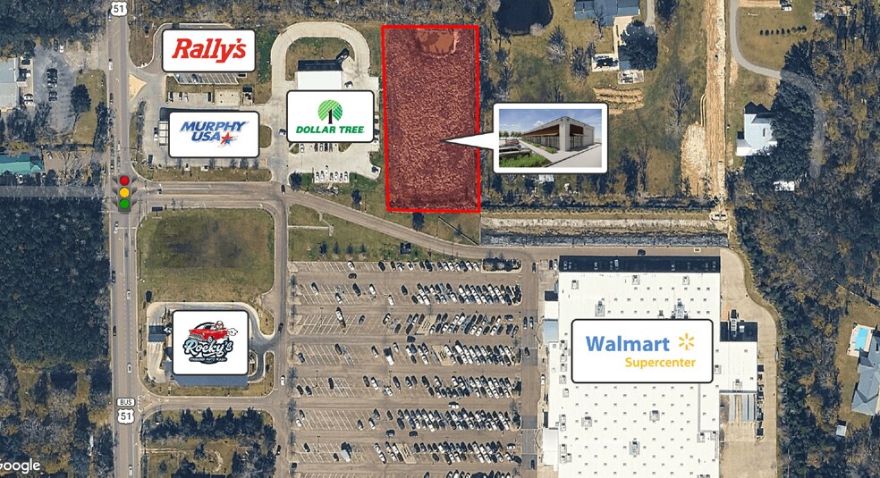 More Photos Of TBD NE US 51 hwy, Ponchatoula Storefront For Lease