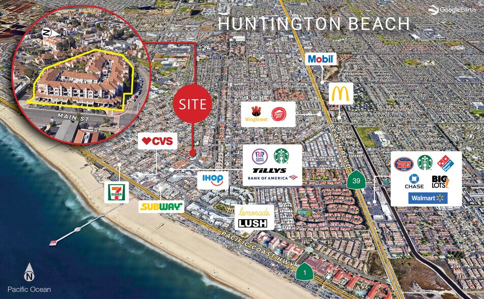 More Photos Of 501 Main St, Huntington Beach Storefront Retail Residential For Lease