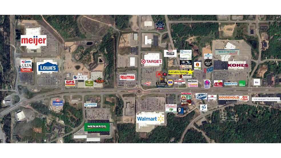 More Photos Of 3165 Wright St, Marquette General Retail For Lease