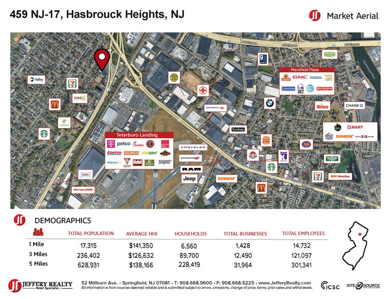 More Photos Of 459 US 17, Hasbrouck Heights Unknown For Sale