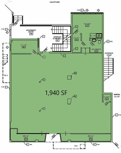 More Photos Of 1318-1320 Main St, Cincinnati Storefront Retail Residential For Lease