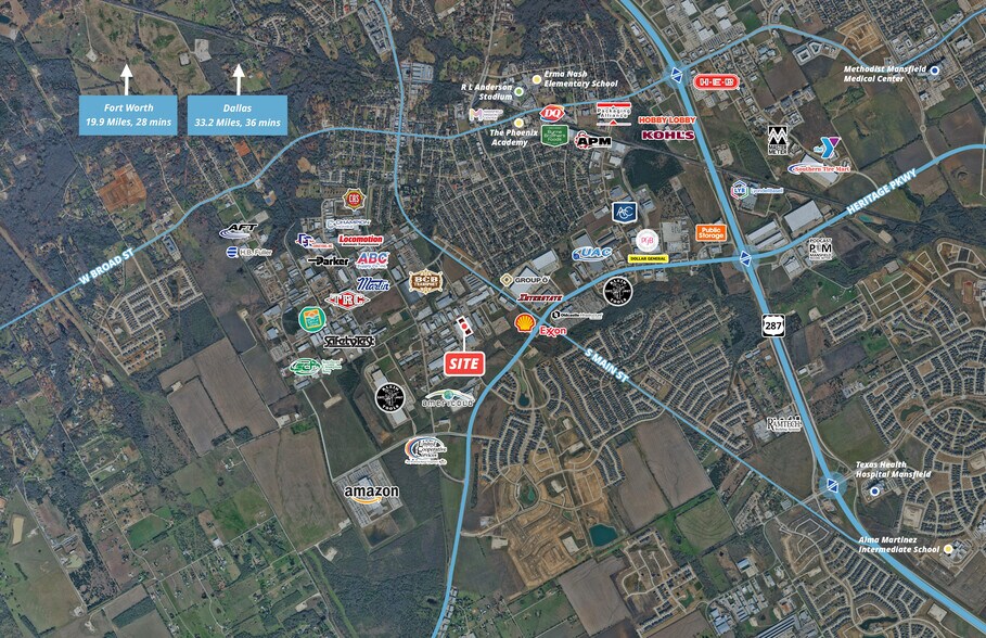 More Photos Of 167 Sentry Dr, Mansfield Warehouse For Lease