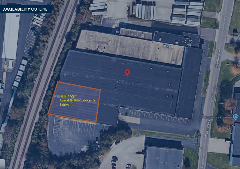 More Photos Of 10333-10335 Wayne Ave, Cincinnati Manufacturing For Lease