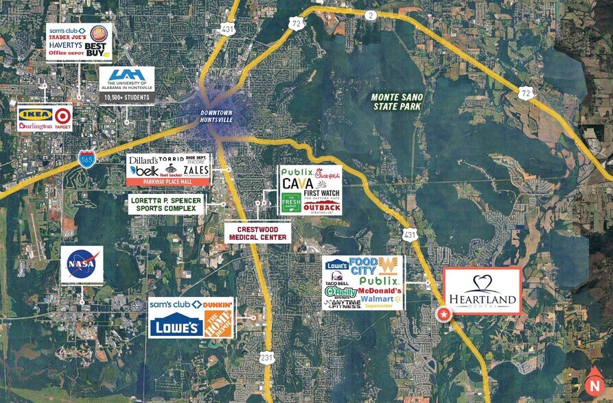More Photos Of 7064 US-431 Hwy, Owens Cross Roads Freestanding For Sale