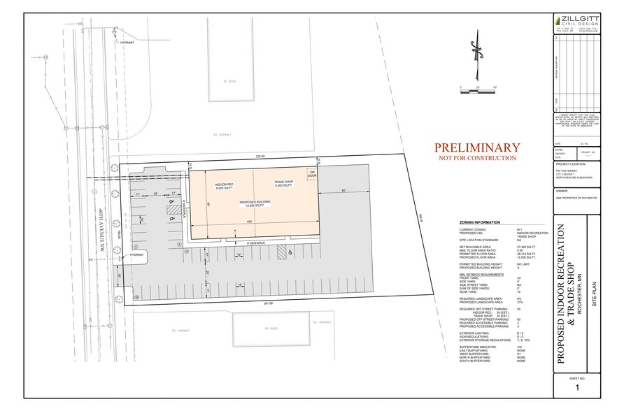 More Photos Of 40th Ave NW, Rochester Flex For Lease