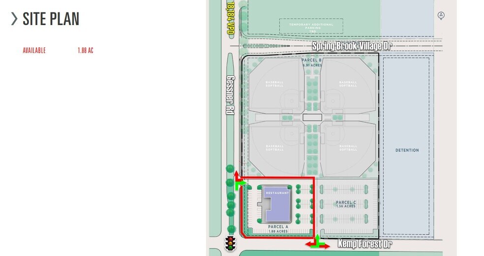 More Photos Of Sec of Gessner Rd & Clay Rd, Houston Land For Lease