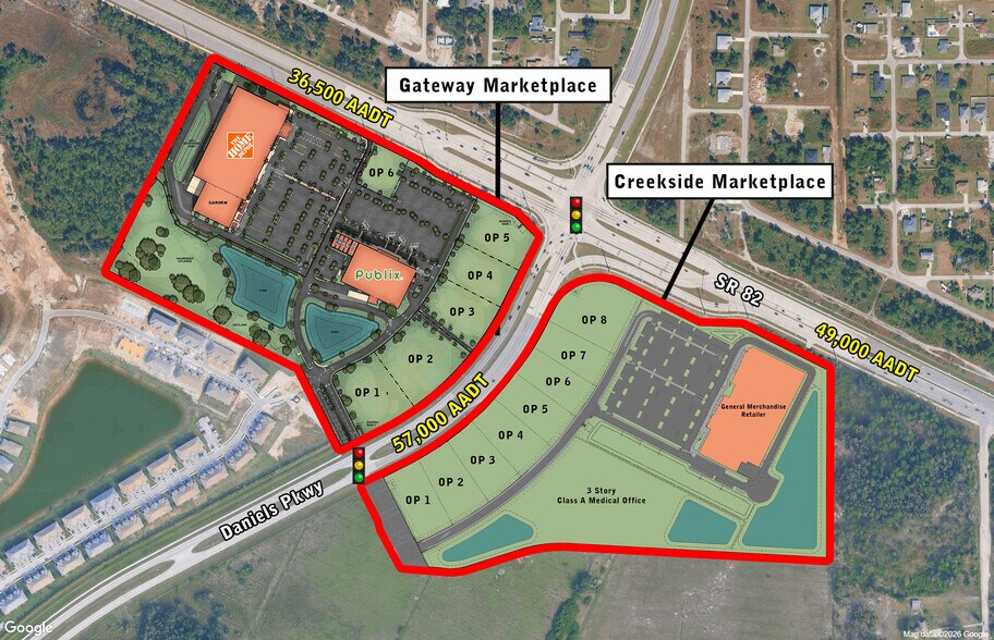 More Photos Of SWC Daniels Parkway & SR 82, Fort Myers Land For Lease
