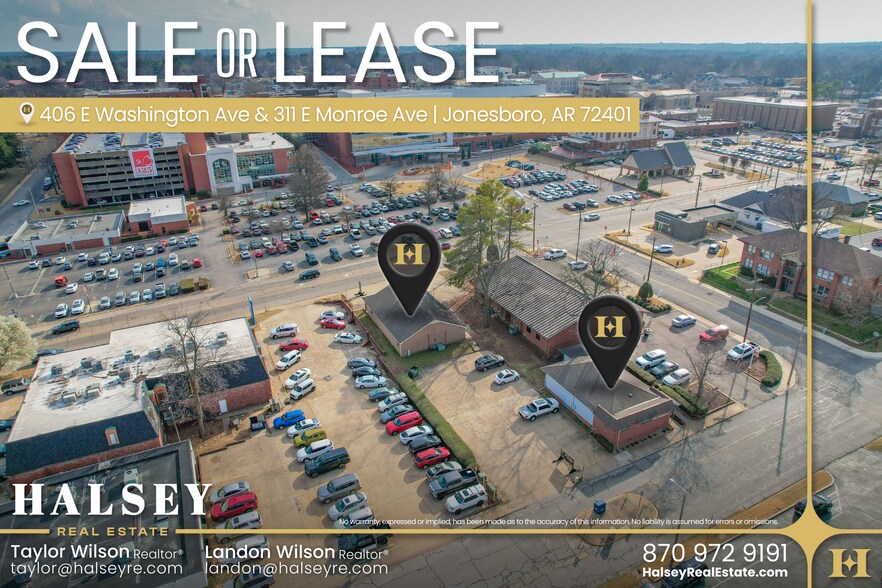 Primary Photo Of 311 E Monroe Ave, Jonesboro Medical For Sale