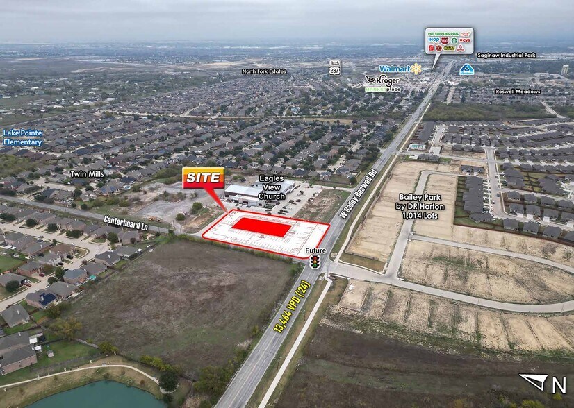 Primary Photo Of NEC of Bailey Boswell Road & Centerboard Lane, Fort Worth Storefront For Lease