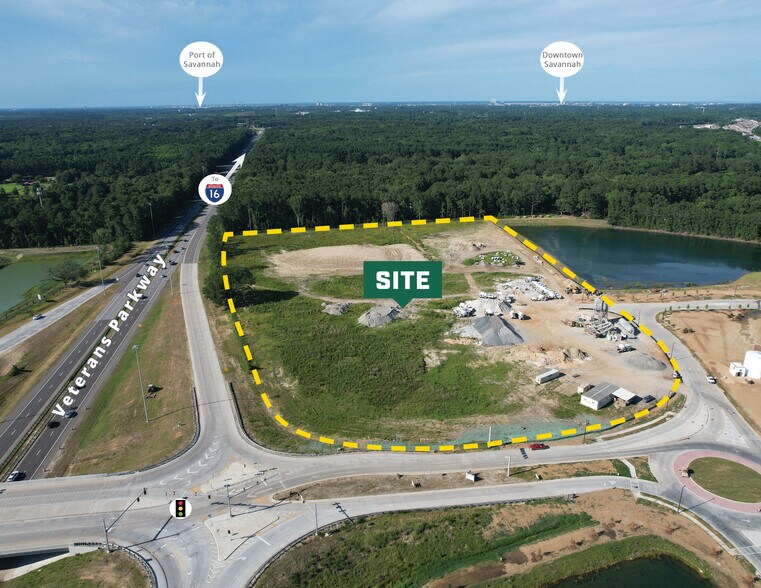 More Photos Of Veterans Parkway @ Feldspar Drive, Savannah Land For Lease