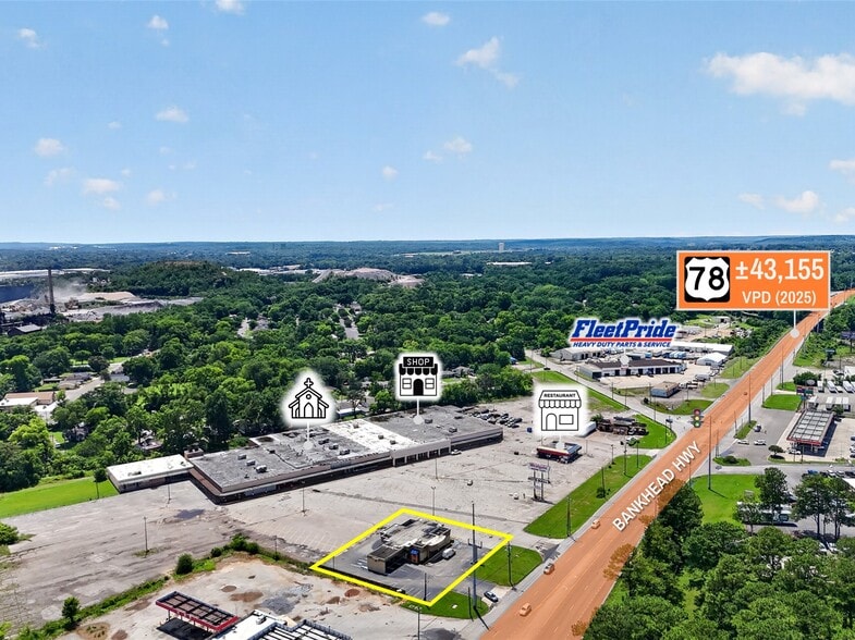 More Photos Of 1151 Bankhead Hwy W, Birmingham Bank For Sale