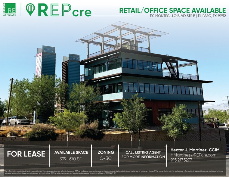 Primary Photo Of 110 Montecillo Blvd, El Paso Loft Creative Space For Lease