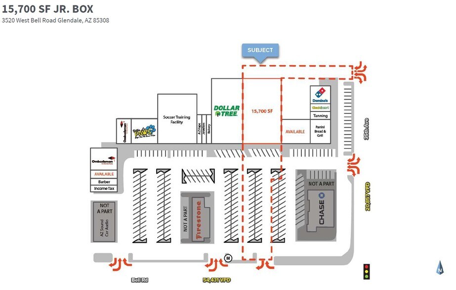 More Photos Of 3520 W Bell Rd, Glendale Storefront For Sale