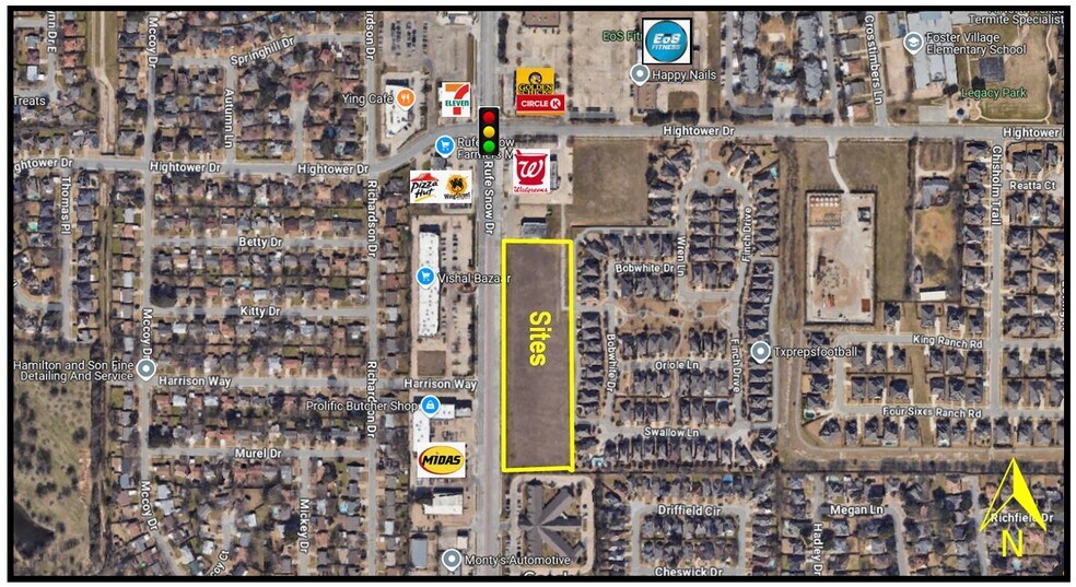 Primary Photo Of 6900 Rufe Snow Dr, North Richland Hills Land For Sale