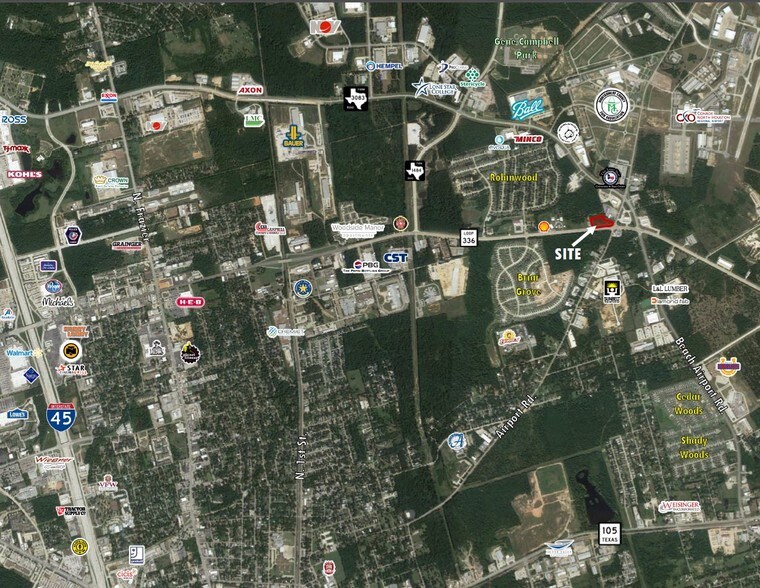 More Photos Of E Loop 336 @ Airport Rd., Conroe Land For Sale