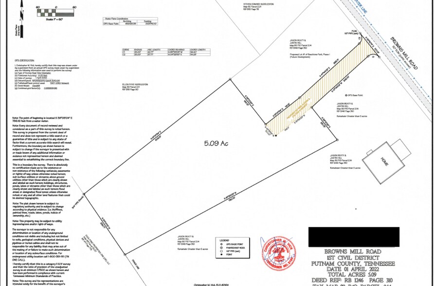 Primary Photo Of 1824 Browns Mill Rd, Cookeville Land For Sale