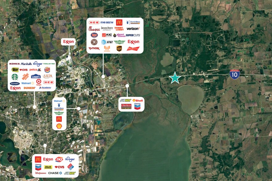 More Photos Of I-10 & Jerry Raymond Rd., Wallisville Land For Sale