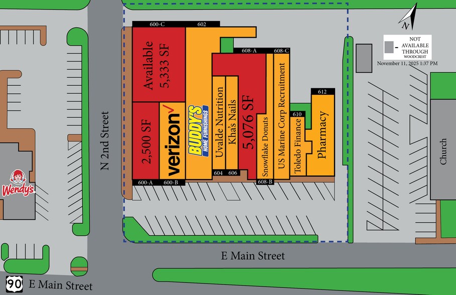 More Photos Of 600-612 E Main St, Uvalde Storefront For Lease