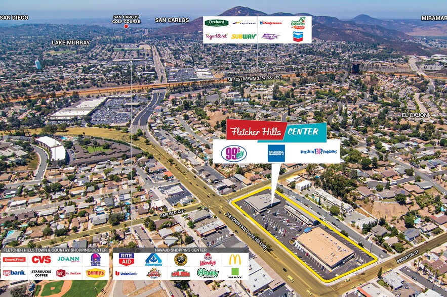 More Photos Of 2320-2396 Fletcher Pky, El Cajon Unknown For Lease