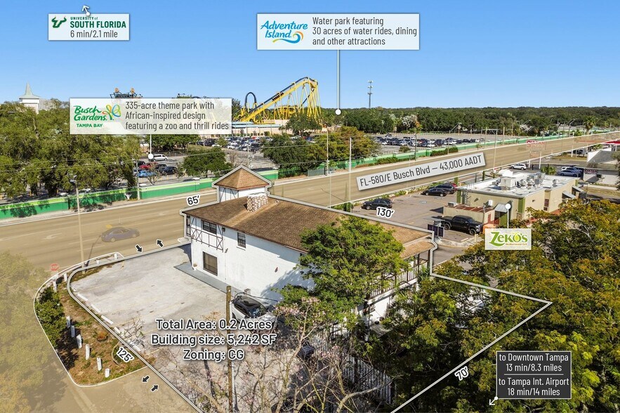 More Photos Of 3601 E Busch Blvd, Tampa Storefront Retail Office For Sale