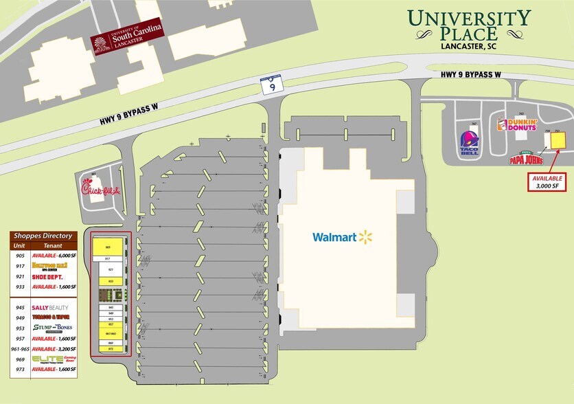 More Photos Of 945-973 Hwy 9 Byp W, Lancaster General Retail For Lease