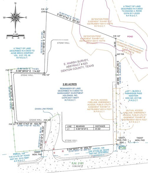 More Photos Of FM 2181 & Parkridge Dr, Corinth Land For Sale