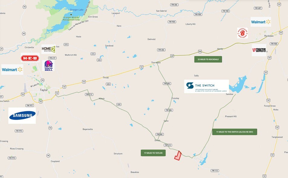 More Photos Of 18000 FM 112, Thrall Land For Sale