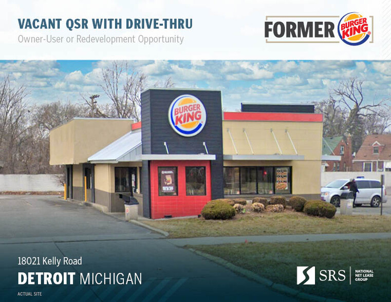 Primary Photo Of 18021 Kelly Rd, Detroit Fast Food For Sale