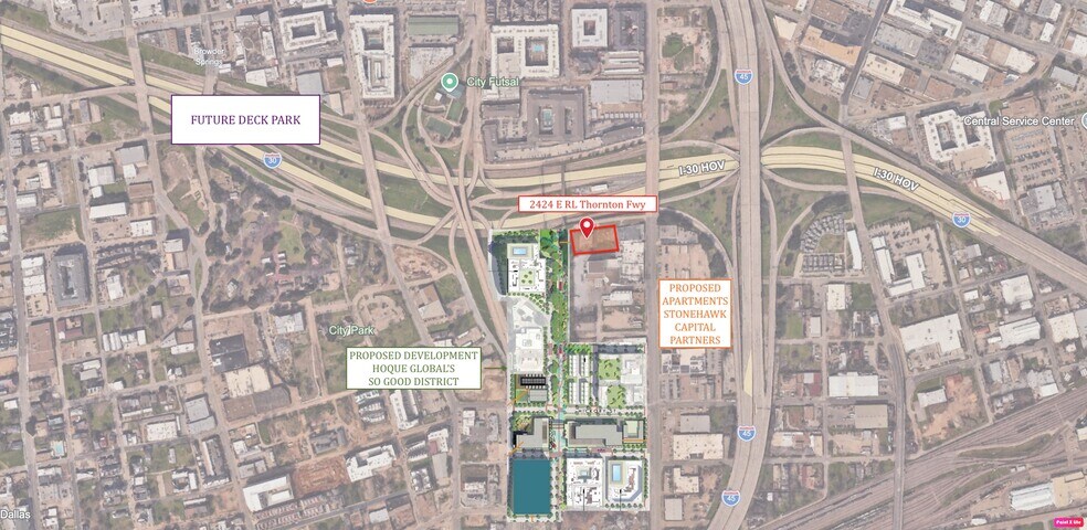 More Photos Of 2424 E R L Thornton Fwy, Dallas Land For Sale
