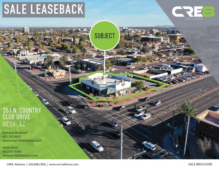 Primary Photo Of 351 N Country Club Dr, Mesa Freestanding For Sale