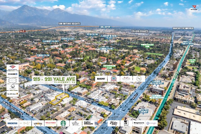 More Photos Of 215-221 Yale Ave, Claremont Storefront Retail Office For Sale