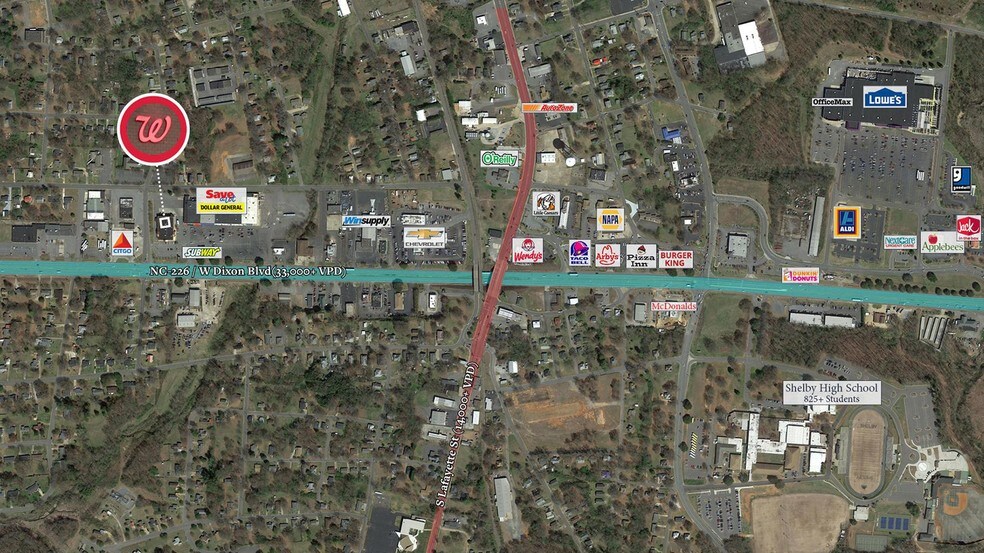 More Photos Of 330 W Dixon Blvd, Shelby Freestanding For Lease