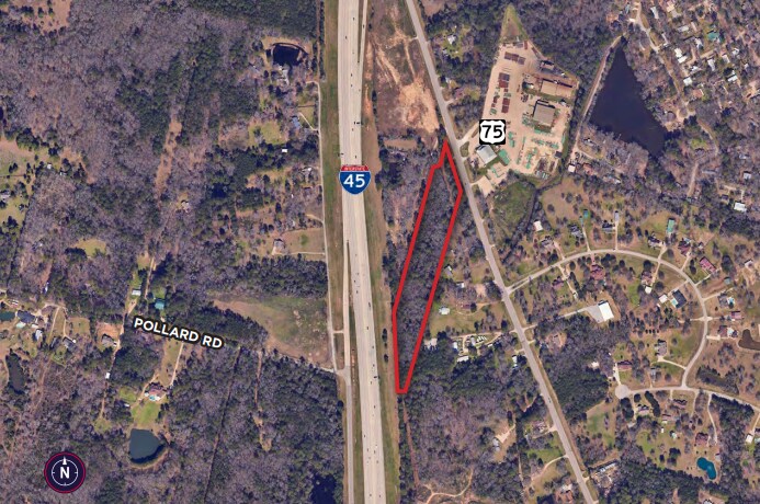 More Photos Of East side of I-45, on SH 75, Willis Land For Sale