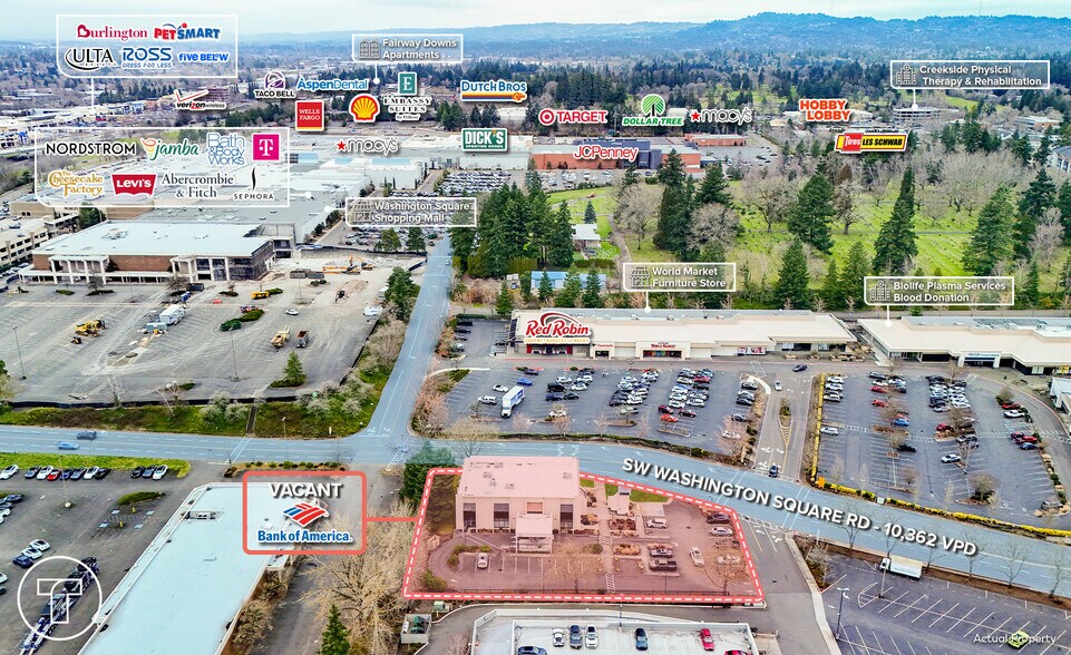 More Photos Of 10101 SW Washington Square Rd, Portland Bank For Lease