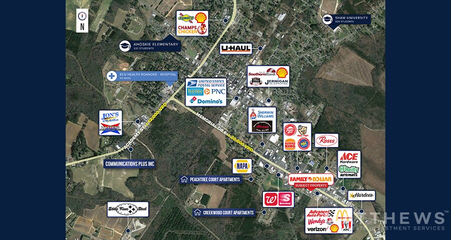 More Photos Of 1216 Memorial Dr E, Ahoskie Freestanding For Sale